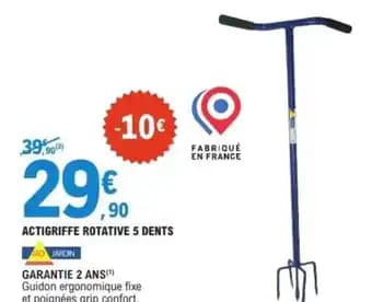 MAD JARDIN Actigriffe rotative 5 dents