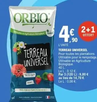 ORBIO Terreau universel 40 L