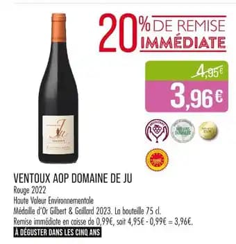 Promotion Exclusives de 2
Ventoux aop : Découvrez l'Offre incontournable