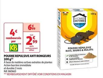 Poudre repulsive anti rongeurs 100 g