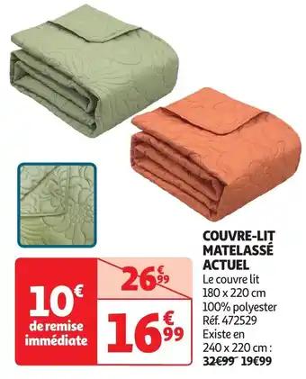 Couvre-lit matelassé actuel 180 x 220 cm
