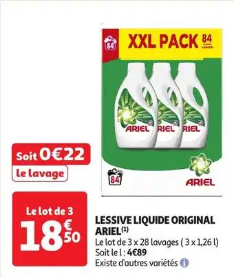 Lessive liquide original ariel 1.26 L