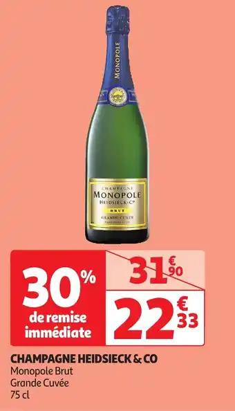 Promotion Exclusives de 1
Heidsieck & co : Découvrez l'Offre incontournable