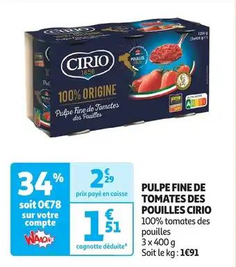 Promotion Exclusives de 10
Pulpe de tomates : Découvrez l'Offre incontournable