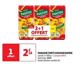 Panzani torti cuisson rapide 500 g