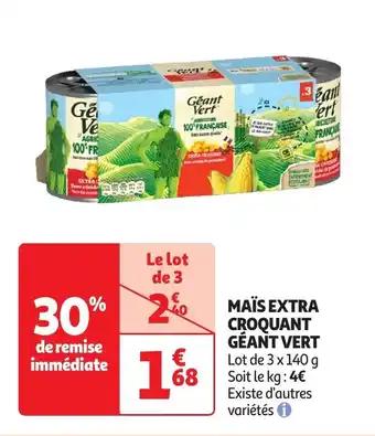 Promotion Exclusives de 4
Géant Vert : Découvrez l'Offre incontournable