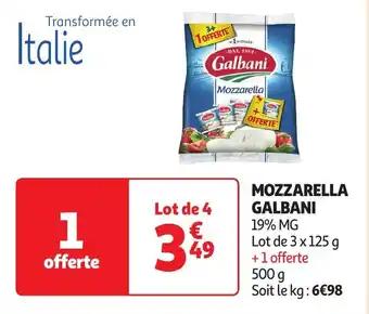 Promotion Exclusives de 8
Mozzarella galbani : Découvrez l'Offre incontournable