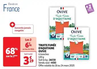 Promotion Exclusives de 1
Truite fumée d'aquitaine : Découvrez l'Offre incontournable