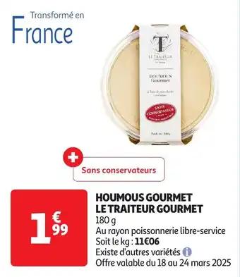 Houmous gourmet le traiteur gourmet 180 g
