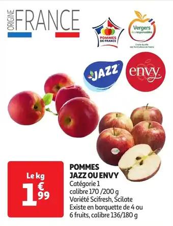 Pommes jazz ou envy 136 / 180 g