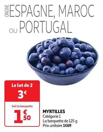 Promotion Exclusives de 6
Myrtilles : Découvrez l'Offre incontournable
