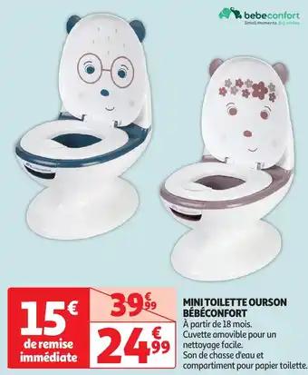 Mini toilette ourson bébéconfort