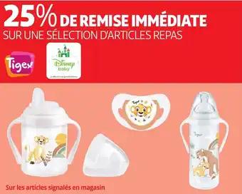 Sur une sélection d'articles repas