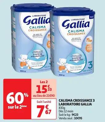 Promotion Exclusives de 7
Calisma croissance : Découvrez l'Offre incontournable