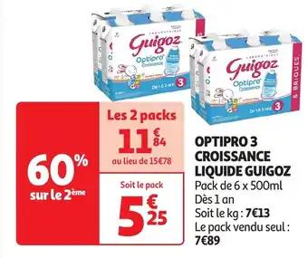Promotion Exclusives de 5
Croissance guigoz : Découvrez l'Offre incontournable