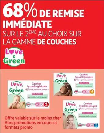 Promotion Exclusives de 1
Couches love & green : Découvrez l'Offre incontournable