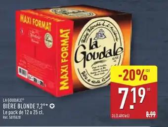 LA GOUDALE® Bière blonde 7,2° 3 l