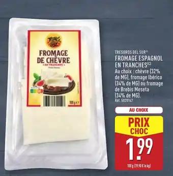 TRESOROS DEL SUR Fromage espagnol en tranches 100 g