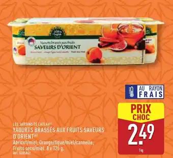 LES JARDINS DE LAYLAH® Yaourts brassés aux fruits saveurs d'orient 1 kg