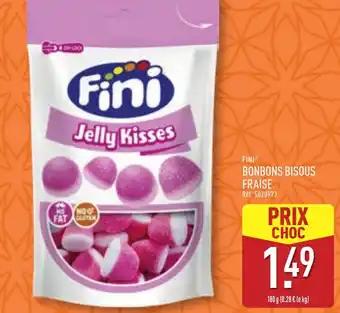 FINI Bonbons bisous fraise 180 g
