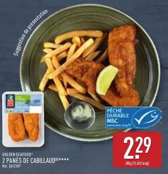 GOLDEN SEAFOODⓇ 2 panés de cabillaud 200 g