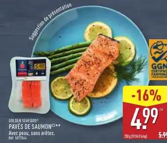GOLDEN SEAFOOD® Pavés de saumon 250 g