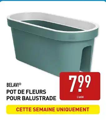BELAVIⓇ Pot de fleurs pour balustrade