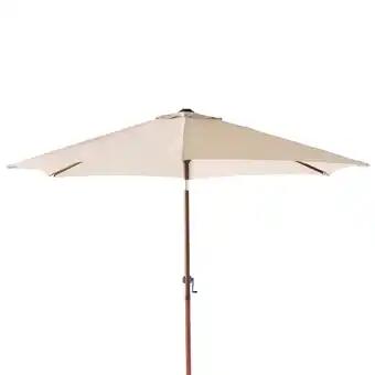 ECLOZ Parasol droit effet bois Égée ECLOZ