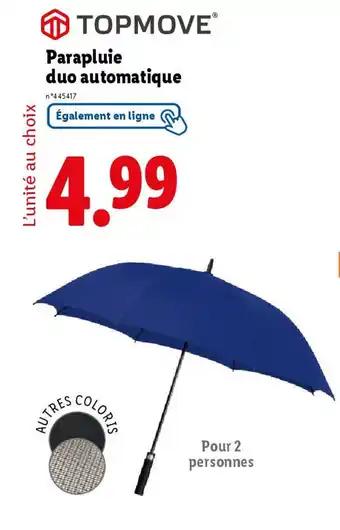 TOPMOVE® Parapluie duo automatique