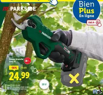 PARKSIDE Coupe-branche sans fil