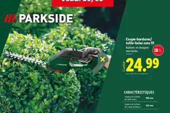 PARKSIDE Coupe-bordures/ taille-haies sans fil