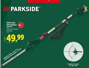 PARKSIDE Taille-haies télescopique