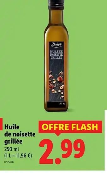 DELUXE Huile de noisette grillée