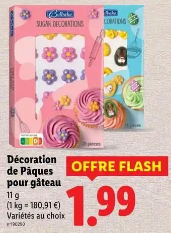 Belbake Décoration de Pâques pour gâteau