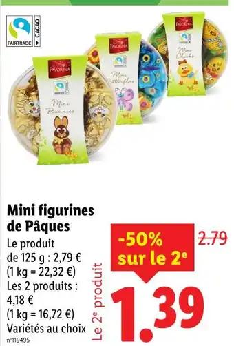 FAVORINA Mini figurines de pâques