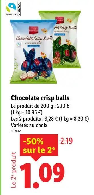 Favorina Chocolate crisp balls