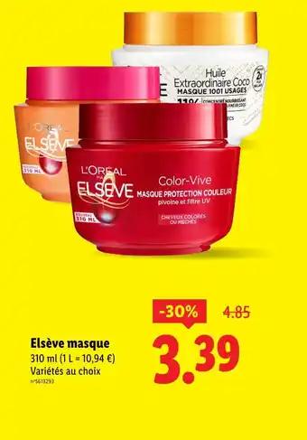 Promotion Exclusives de 2
L'Oreal Elseve : Découvrez l'Offre incontournable