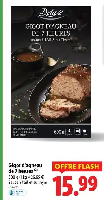 DELUXE Gigot d'agneau de 7 heures