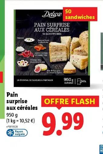 Pain surprise aux céréales 950 g