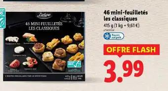 46 mini-feuilletés les classiques 415 g