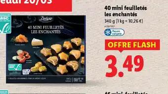40 mini feuilletés les enchantés 340 g