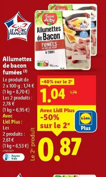 Allumettes de Bacon 2 x 100 g