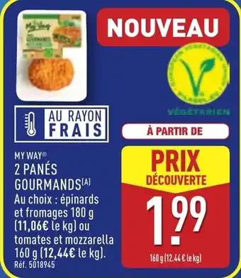 MY WAY® 2 panés gourmands 160 g