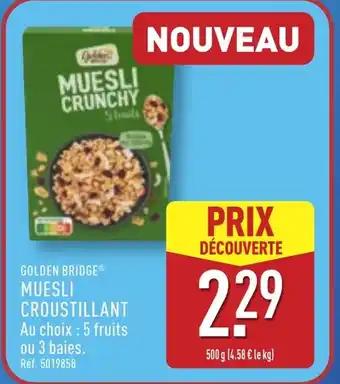 GOLDEN BRIDGE® Muesli croustillant 500 g