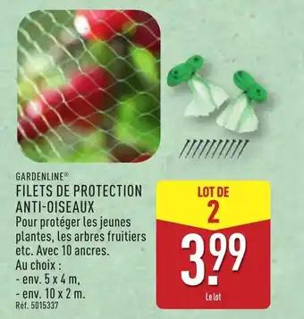 GARDENLINE® Filets de protection anti-oiseaux