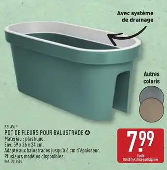 BELAVIⓇ Pot de fleurs pour balustrade