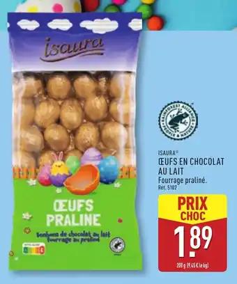 ISAURA® Œufs en chocolat au lait 200 g