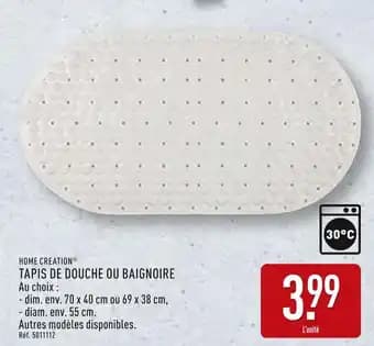 HOME CREATION Tapis de douche ou baignoire