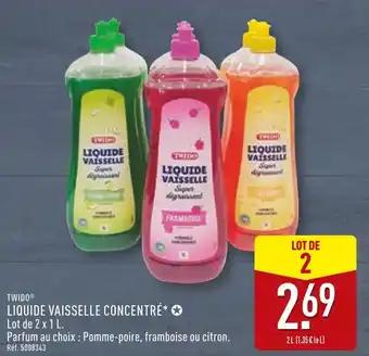 TWIDO Liquide vaisselle concentré