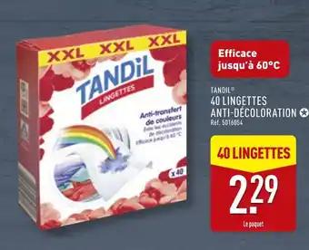TANDIL Lingettes anti-décoloration